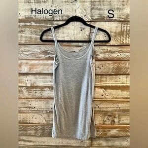 Halogen womens grey‎ tank top S
